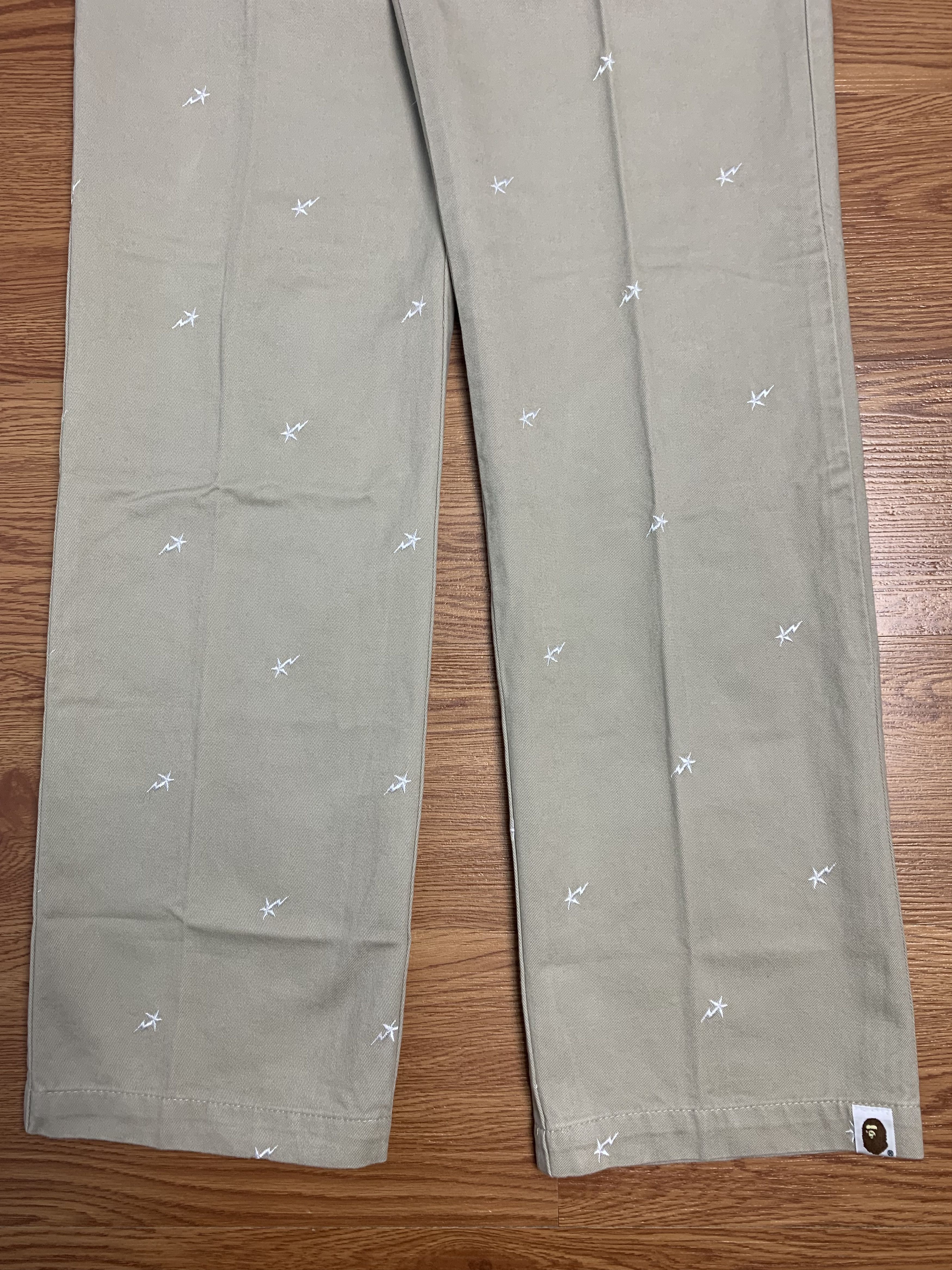 Bape Bapesta Logo Embroid Chino Pants Size US 30 / EU 46 - 5 Thumbnail