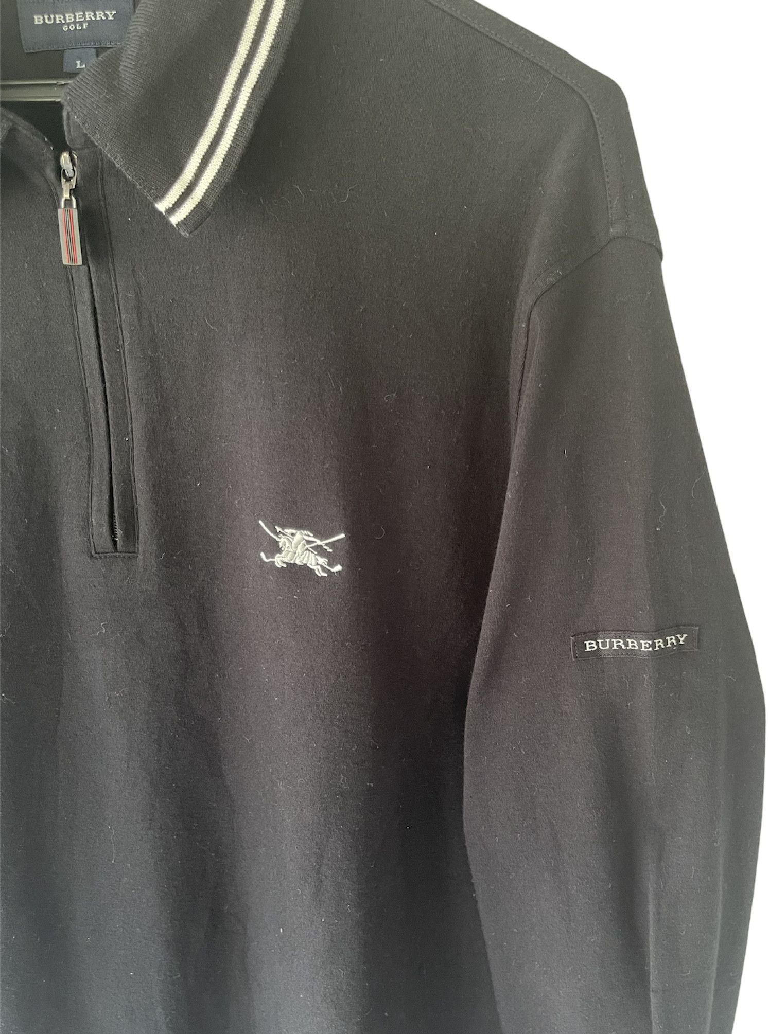 Burberry BURBERRY GOLF LONG SLEEVE JAPAN Size US L / EU 52-54 / 3 - 3 Thumbnail