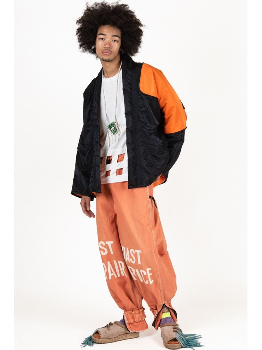 Kapital Kapital MA-1 Nylon KESA Sham Bomber Jacket Size US XXL / EU 58 / 5 - 2 Thumbnail