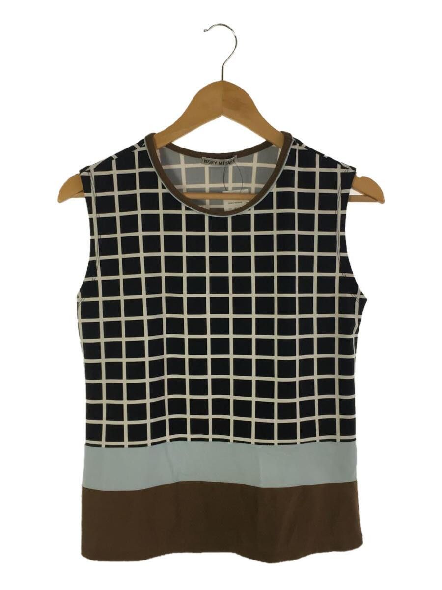 Issey Miyake Grid Sleeveless Tank Top Size US M / EU 48-50 / 2 - 1 Thumbnail