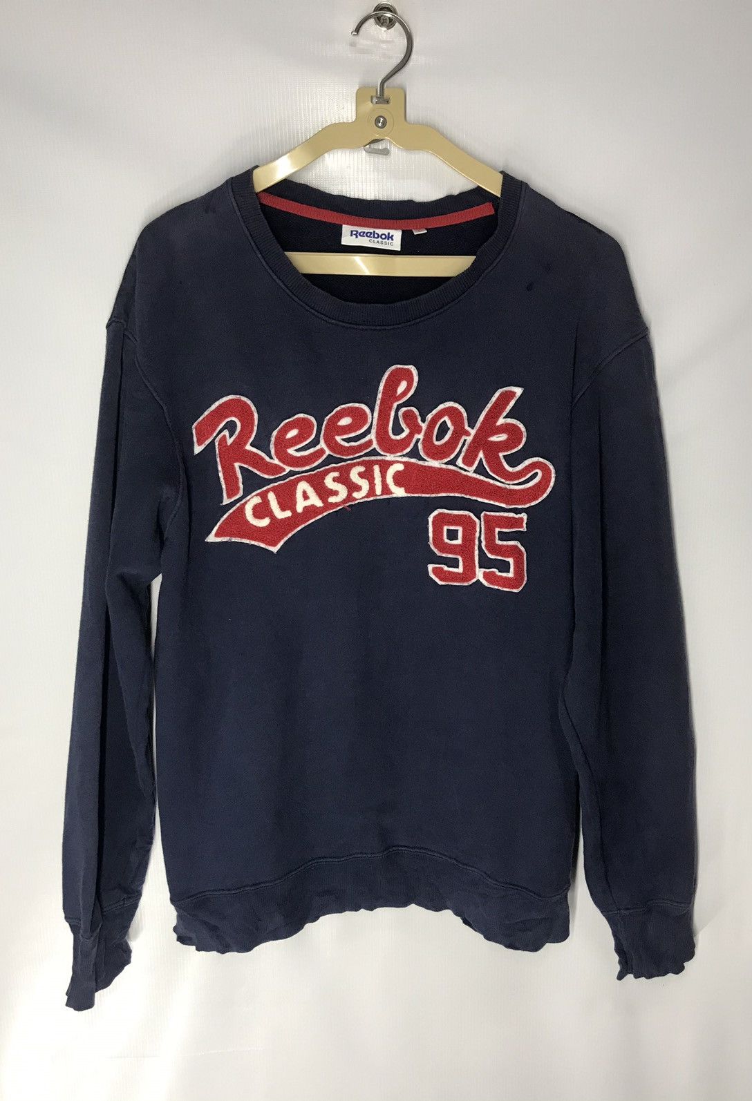Reebok Reebok classic spellout crewneck sweatshirt Size US L / EU 52-54 / 3 - 5 Thumbnail