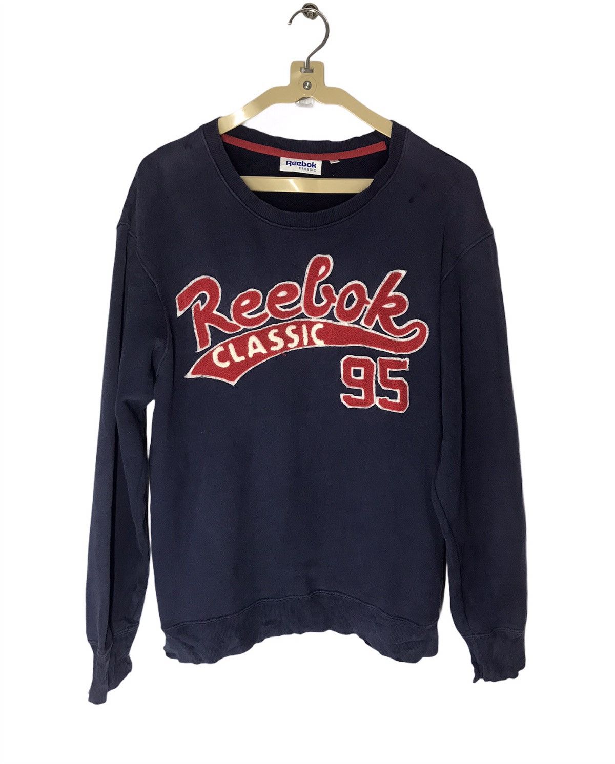 Reebok Reebok classic spellout crewneck sweatshirt Size US L / EU 52-54 / 3 - 1 Thumbnail