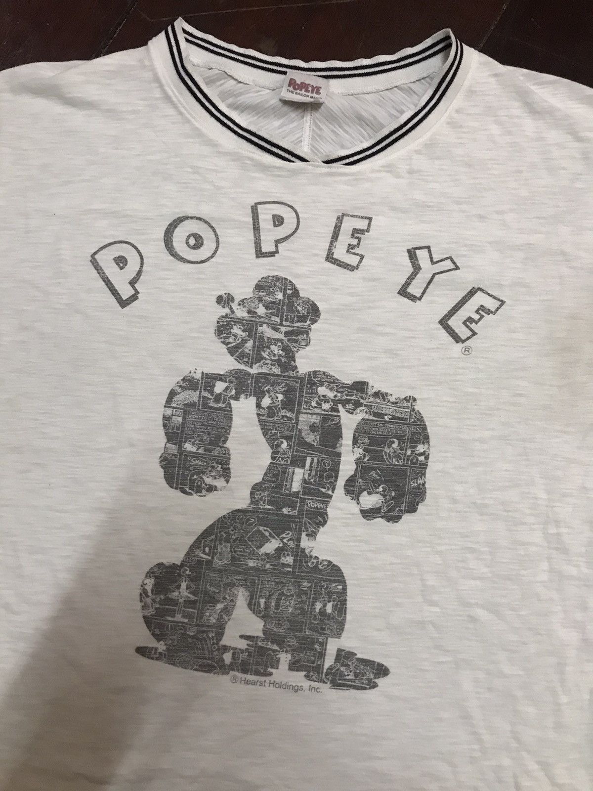 Cartoon Network × Vintage Vintage popeye vneck tshirt Size US L / EU 52-54 / 3 - 5 Thumbnail