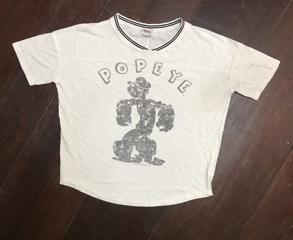 Cartoon Network × Vintage Vintage popeye vneck tshirt Size US L / EU 52-54 / 3 - 8 Thumbnail