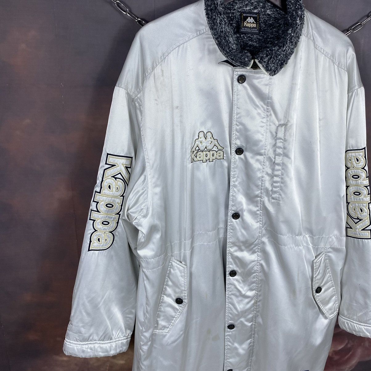 Kappa × Vintage Vintage Kappa Big Logo Winter Jacket Size US L / EU 52-54 / 3 - 6 Thumbnail