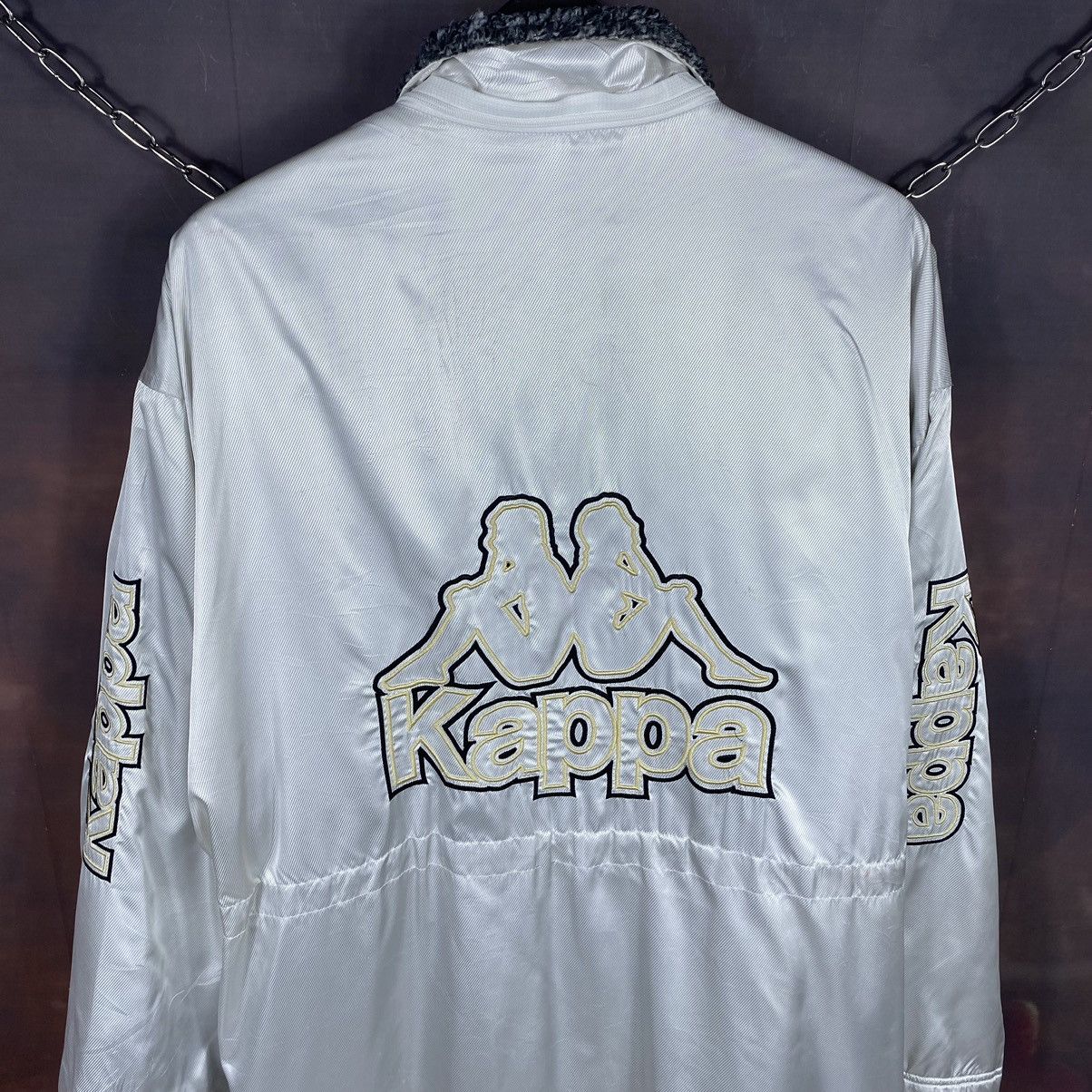 Kappa × Vintage Vintage Kappa Big Logo Winter Jacket Size US L / EU 52-54 / 3 - 8 Thumbnail