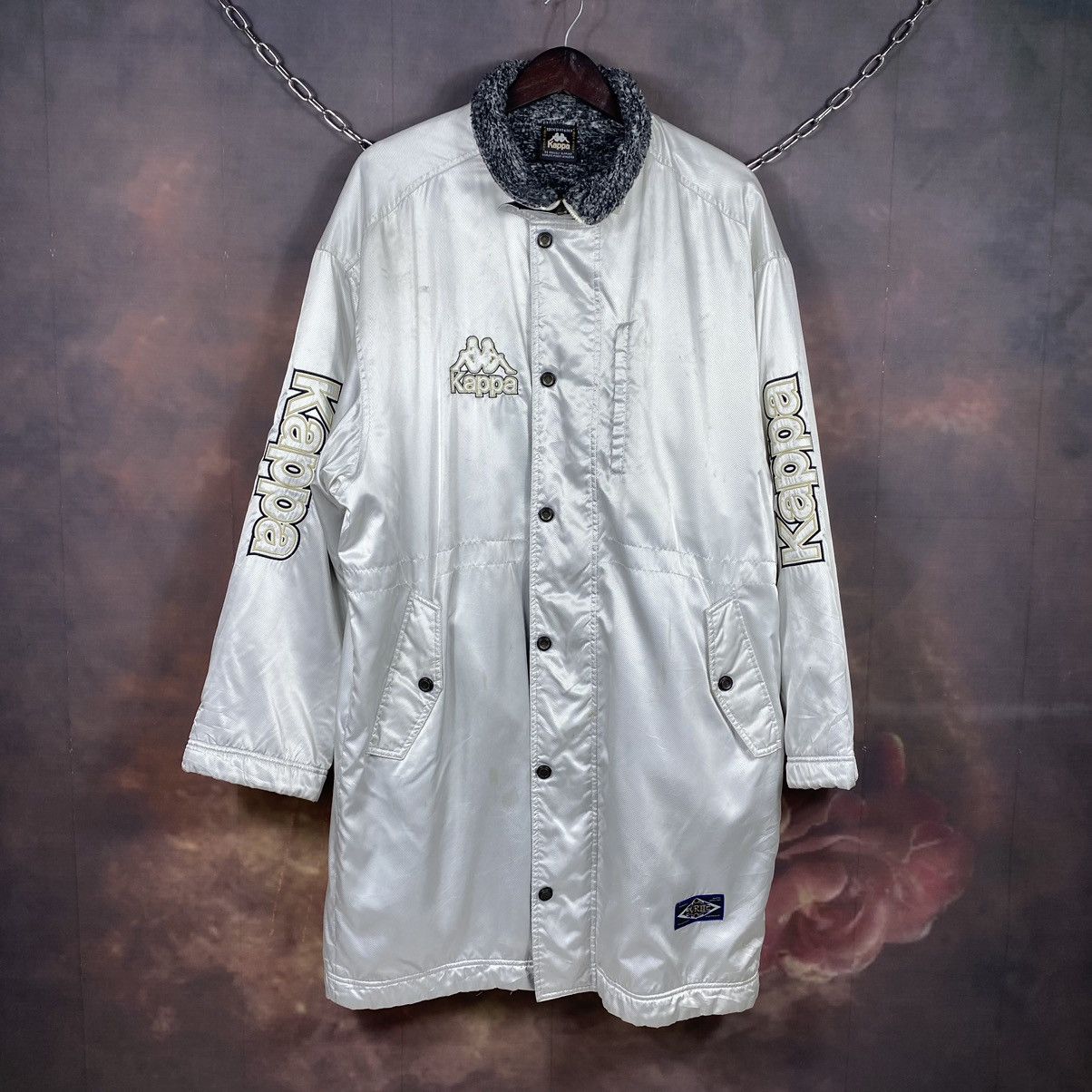 Kappa × Vintage Vintage Kappa Big Logo Winter Jacket Size US L / EU 52-54 / 3 - 2 Thumbnail