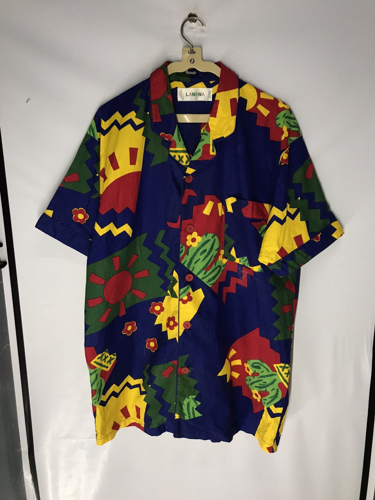 Japanese Brand Lanana pyjamas shirt multicolor Size US L / EU 52-54 / 3 - 6 Thumbnail