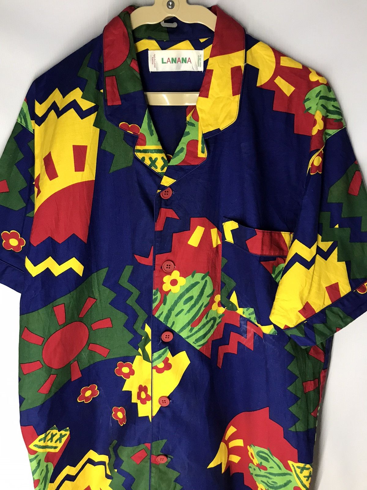 Japanese Brand Lanana pyjamas shirt multicolor Size US L / EU 52-54 / 3 - 5 Thumbnail