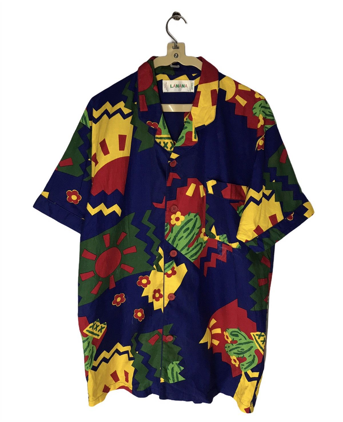 Japanese Brand Lanana pyjamas shirt multicolor Size US L / EU 52-54 / 3 - 1 Thumbnail