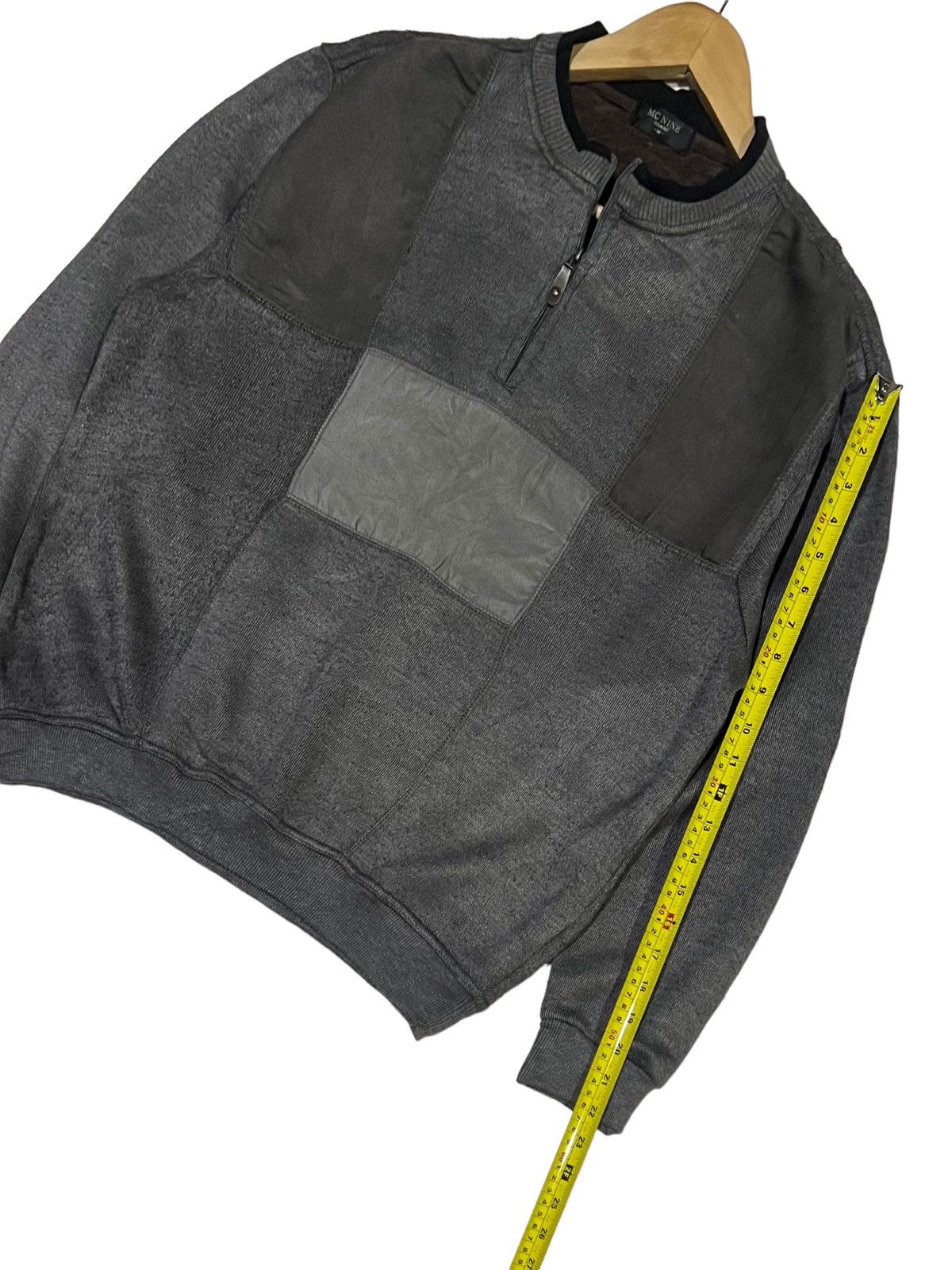 Designer VINTAGE 90s MC NINE PATCHWORK SWEATER CREWNECK Size US M / EU 48-50 / 2 - 12 Thumbnail