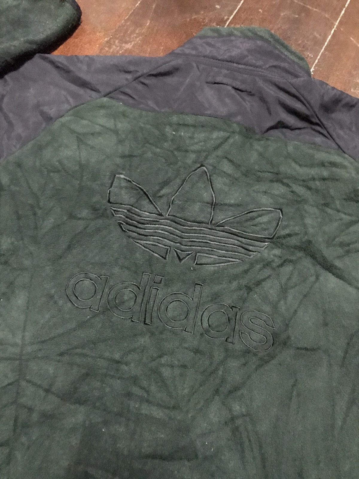 Adidas × Vintage Vintage adidas outdoor life fleece jacket back big logo Size US M / EU 48-50 / 2 - 9 Thumbnail