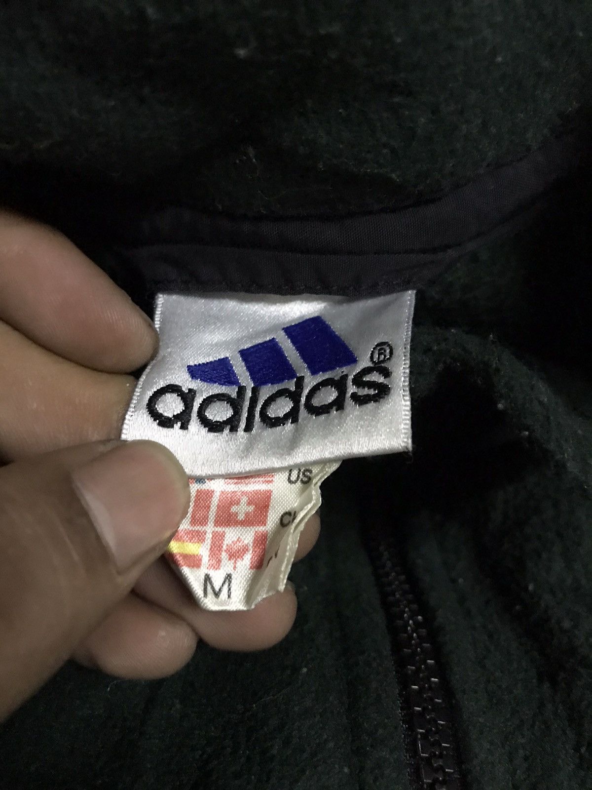 Adidas × Vintage Vintage adidas outdoor life fleece jacket back big logo Size US M / EU 48-50 / 2 - 4 Thumbnail