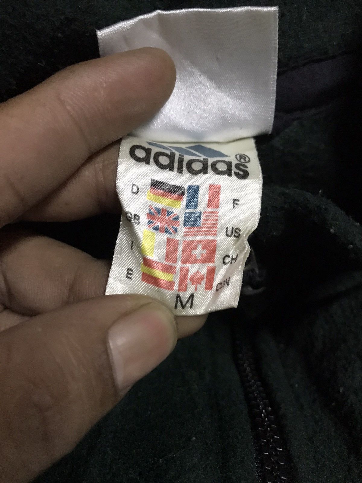 Adidas × Vintage Vintage adidas outdoor life fleece jacket back big logo Size US M / EU 48-50 / 2 - 5 Thumbnail