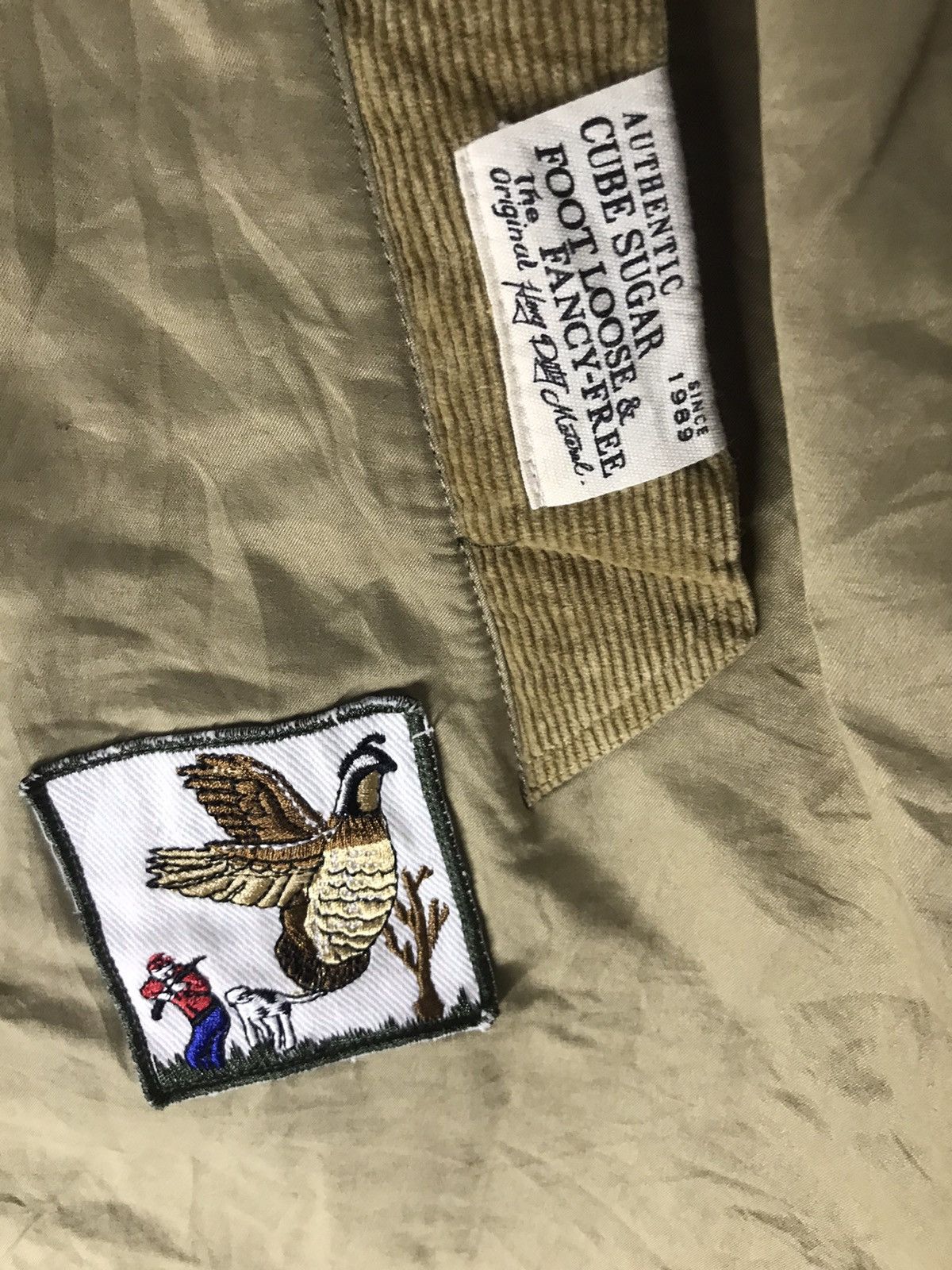Japanese Brand Cube sugar long jacket button up with patches Size US M / EU 48-50 / 2 - 6 Thumbnail