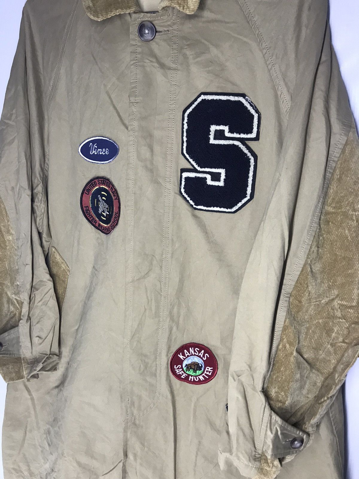Japanese Brand Cube sugar long jacket button up with patches Size US M / EU 48-50 / 2 - 3 Thumbnail
