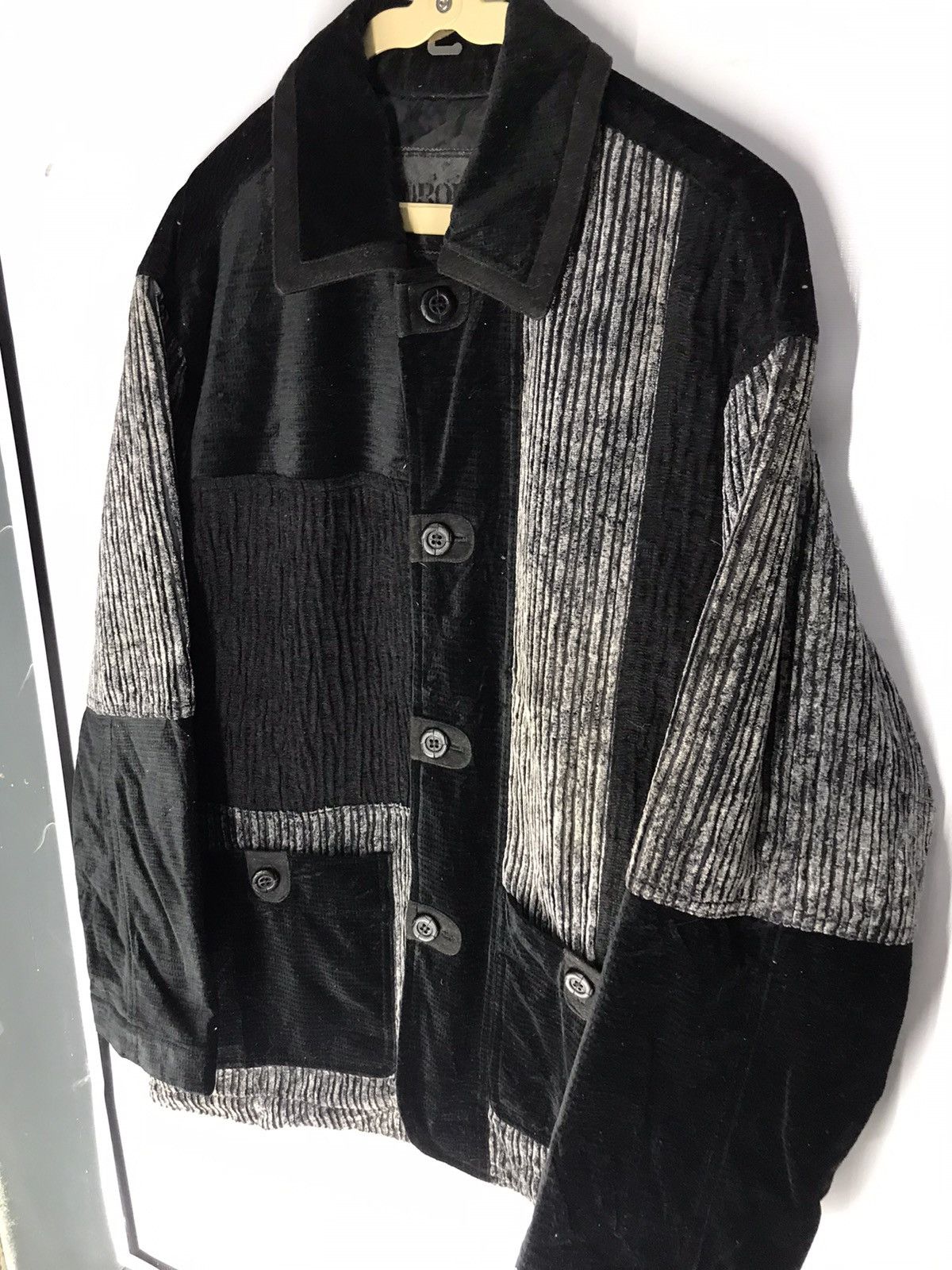 Japanese Brand × Velvet Arora patchwork velvet button jacket Size US M / EU 48-50 / 2 - 6 Thumbnail