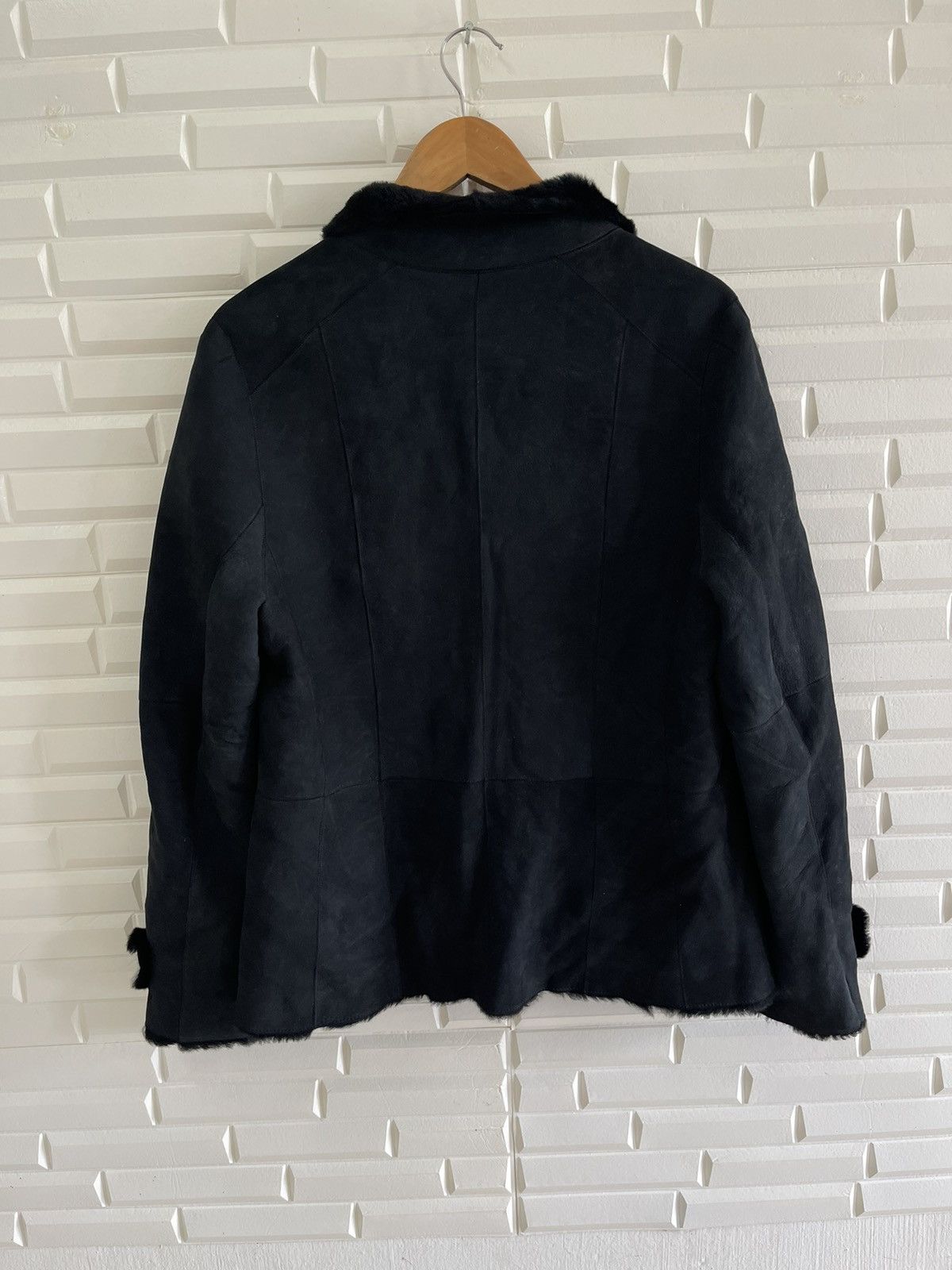 Burberry 🔥🔥BLACK BURBERRY LONDON LAMBSKIN WINTER Size L / US 10 / IT 46 - 2 Thumbnail