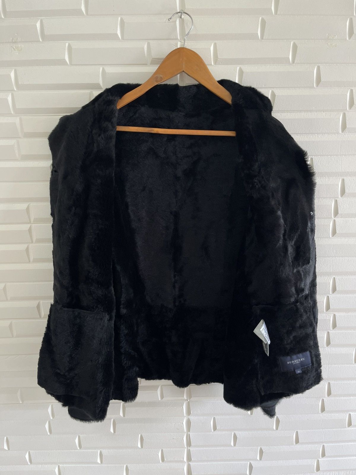 Burberry 🔥🔥BLACK BURBERRY LONDON LAMBSKIN WINTER Size L / US 10 / IT 46 - 3 Thumbnail