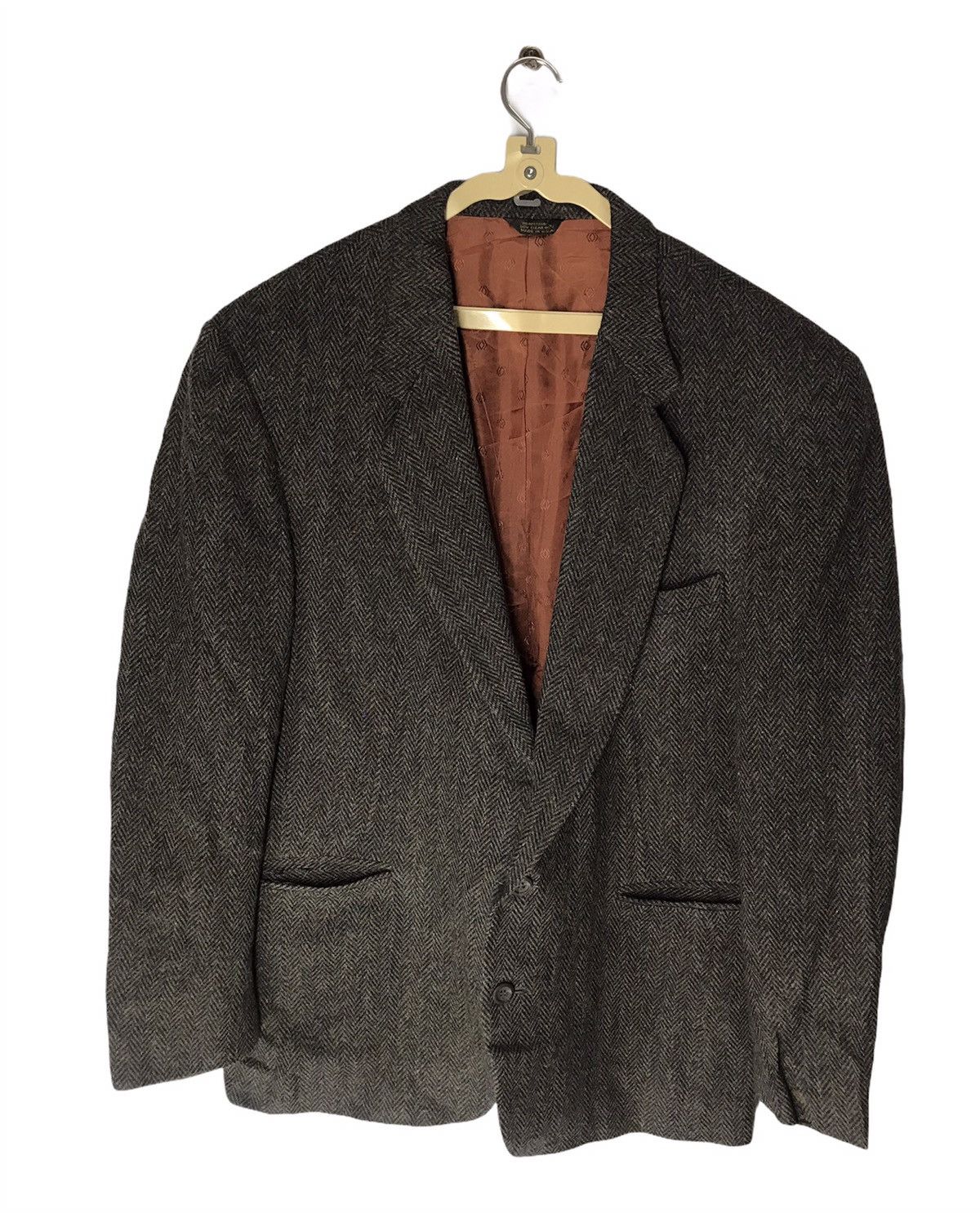 Designer × Vintage Cellini collection wool blazer coat made in usa Size 44L - 1 Thumbnail