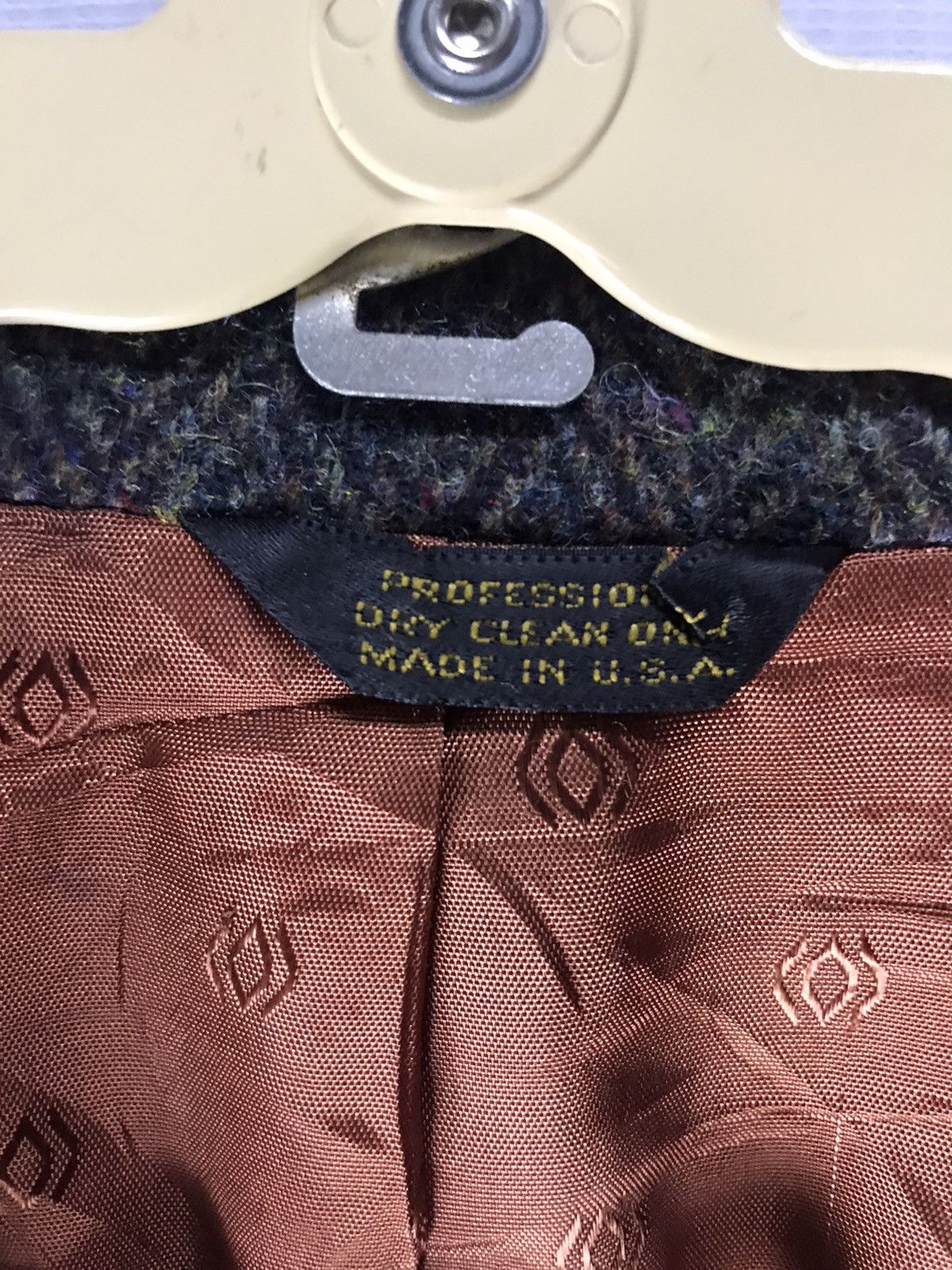 Designer × Vintage Cellini collection wool blazer coat made in usa Size 44L - 5 Thumbnail