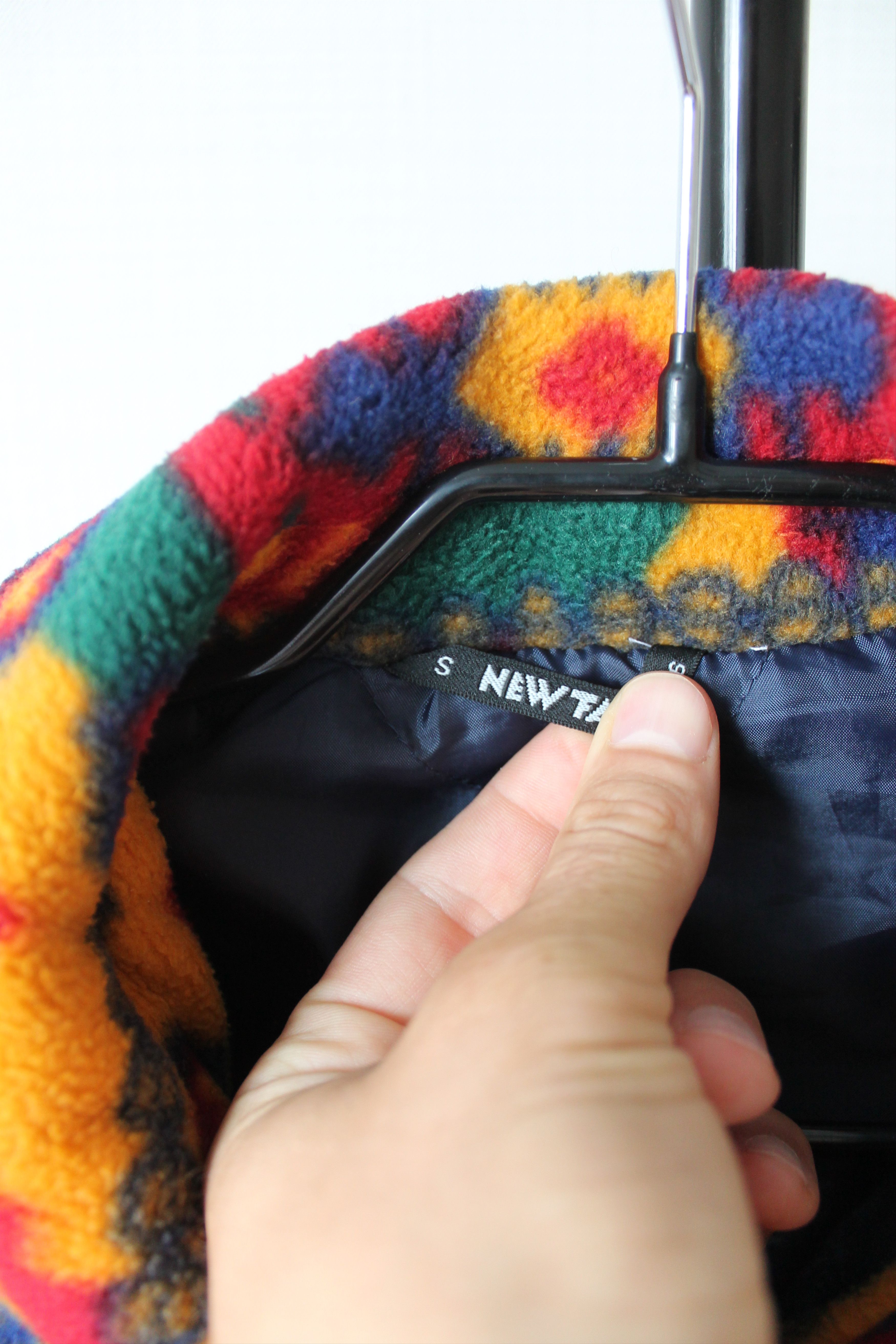 Vintage 90's Aztec Print Fleece Navajo full Zip Jacket Retro Size US S / EU 44-46 / 1 - 7 Thumbnail