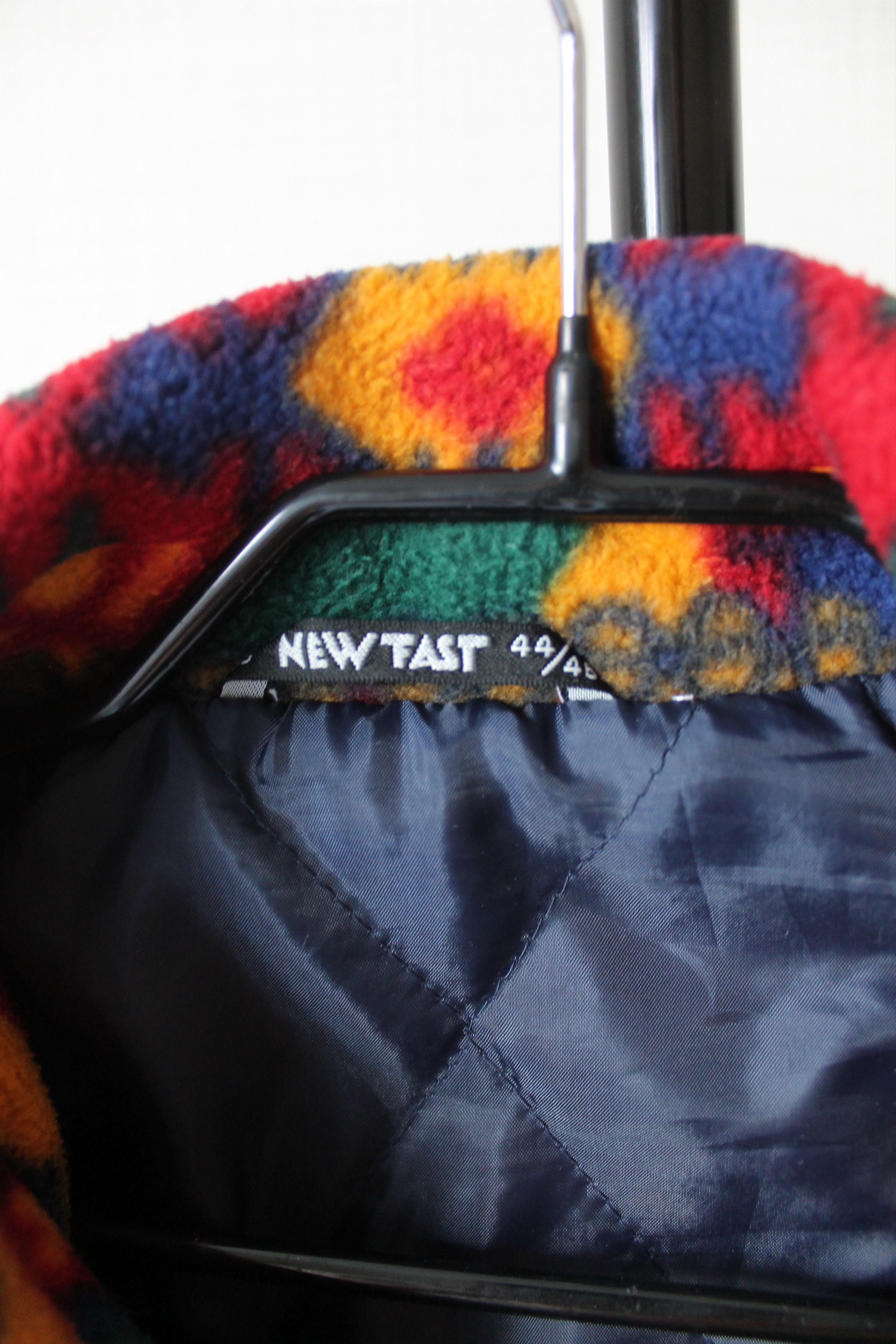 Vintage 90's Aztec Print Fleece Navajo full Zip Jacket Retro Size US S / EU 44-46 / 1 - 6 Thumbnail