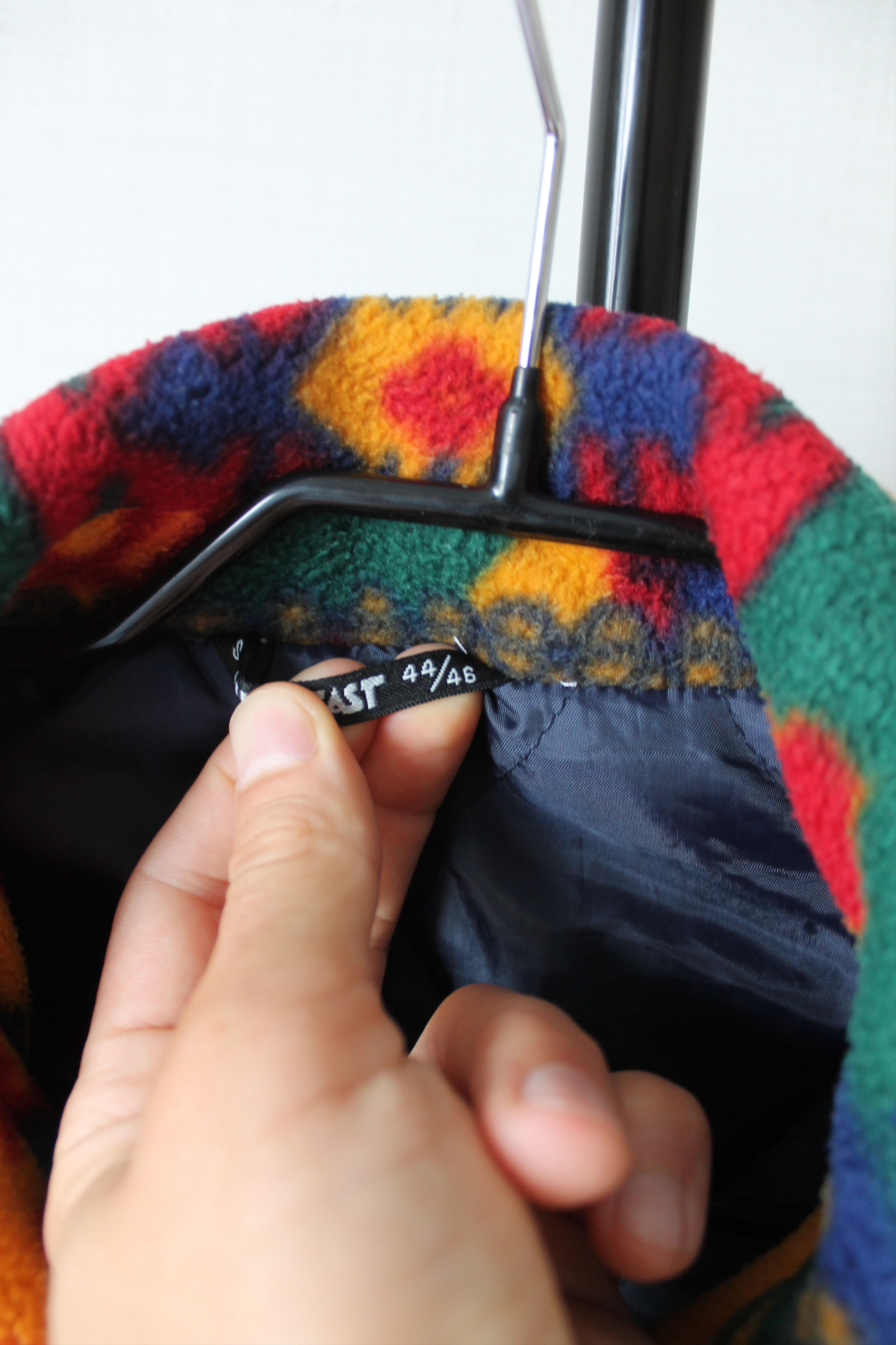 Vintage 90's Aztec Print Fleece Navajo full Zip Jacket Retro Size US S / EU 44-46 / 1 - 8 Thumbnail