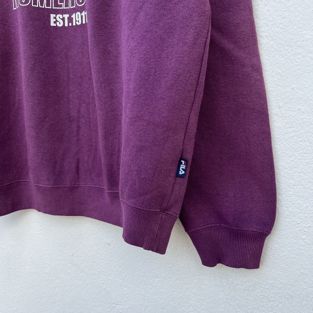Japanese Brand VINTAGE FILA BIELLA ITALIA BIG LOGO SWEATSHIRT Size US L / EU 52-54 / 3 - 4 Thumbnail