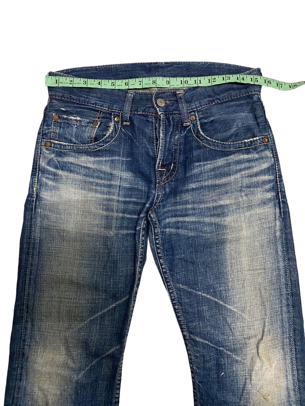 OMNIGOD × Vintage Vintage Omnigod Japan Made Distress Denim Jeans Size US 31 - 14 Thumbnail