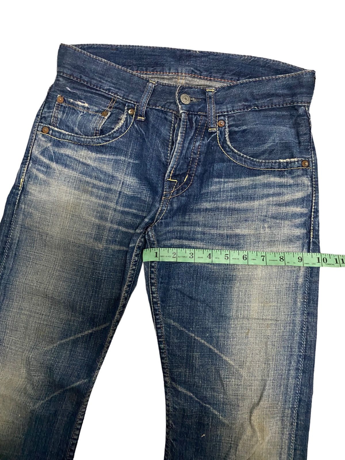 OMNIGOD × Vintage Vintage Omnigod Japan Made Distress Denim Jeans Size US 31 - 13 Thumbnail