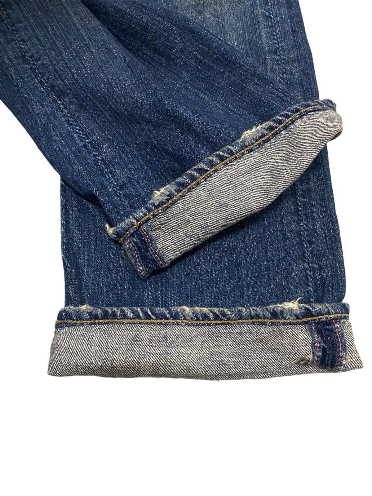 OMNIGOD × Vintage Vintage Omnigod Japan Made Distress Denim Jeans Size US 31 - 10 Thumbnail