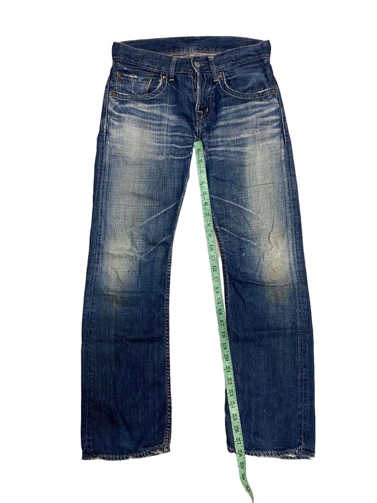 OMNIGOD × Vintage Vintage Omnigod Japan Made Distress Denim Jeans Size US 31 - 15 Thumbnail
