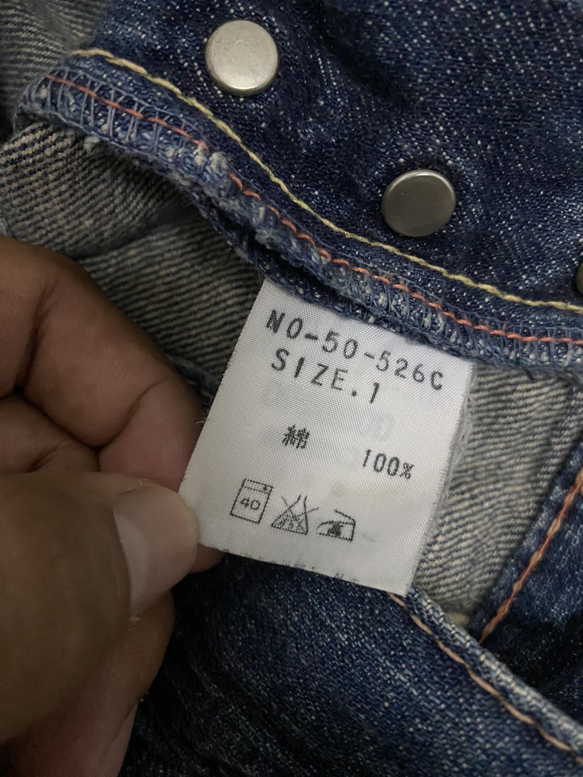 OMNIGOD × Vintage Vintage Omnigod Japan Made Distress Denim Jeans Size US 31 - 6 Thumbnail