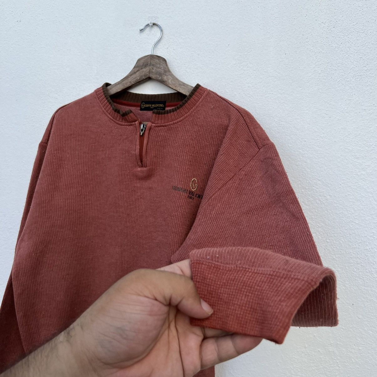 Japanese Brand VINTAGE GIANNI VALENTINO SWEATSHIRT Size US L / EU 52-54 / 3 - 6 Thumbnail