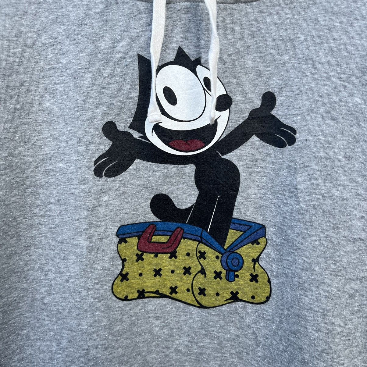 Cartoon Network VINTAGE FELIX THE CAT HOODIE BIG LOGO STREETWEAR STYLE Size US L / EU 52-54 / 3 - 5 Thumbnail
