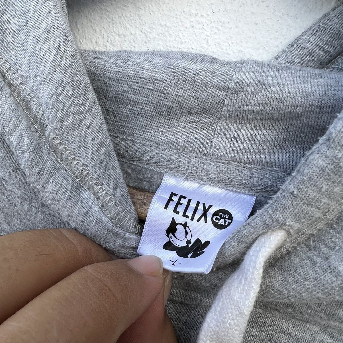 Cartoon Network VINTAGE FELIX THE CAT HOODIE BIG LOGO STREETWEAR STYLE Size US L / EU 52-54 / 3 - 11 Thumbnail