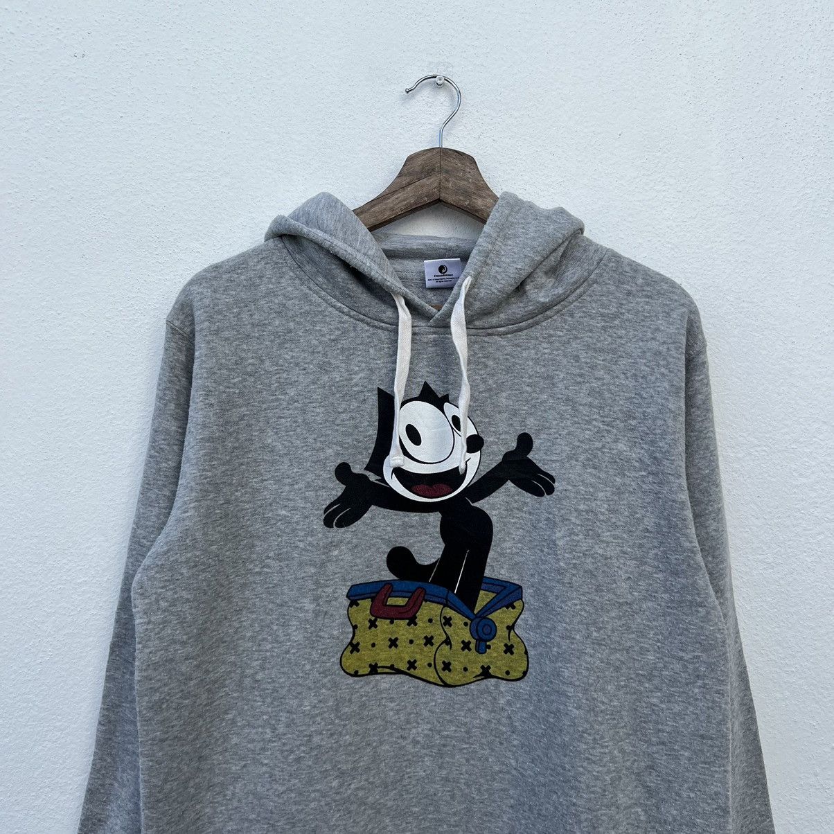Cartoon Network VINTAGE FELIX THE CAT HOODIE BIG LOGO STREETWEAR STYLE Size US L / EU 52-54 / 3 - 3 Thumbnail