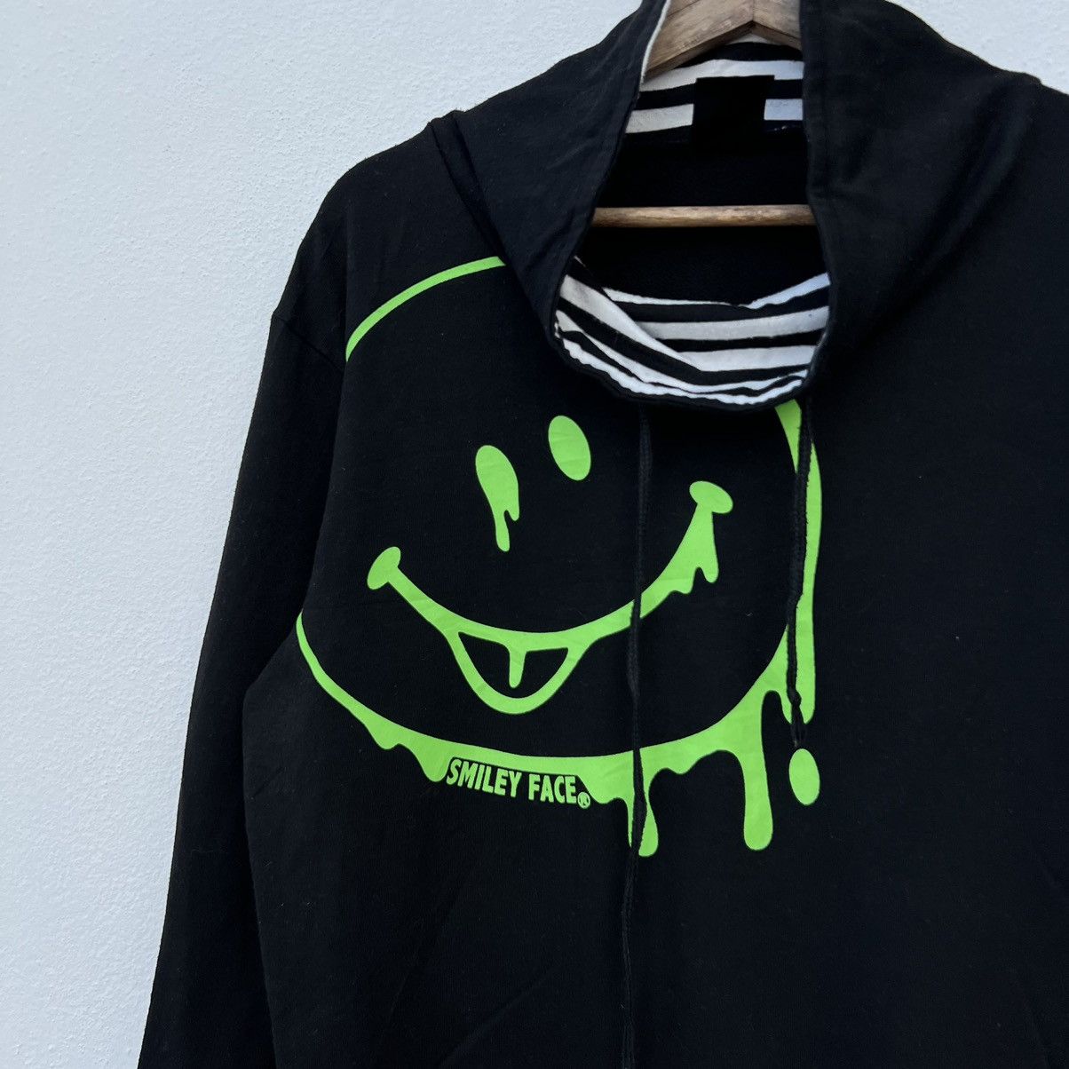 Japanese Brand SMILEY FACE HOODIE RARE DESIGN INSPIRED BY KAPITAL SMILE Size US L / EU 52-54 / 3 - 3 Thumbnail