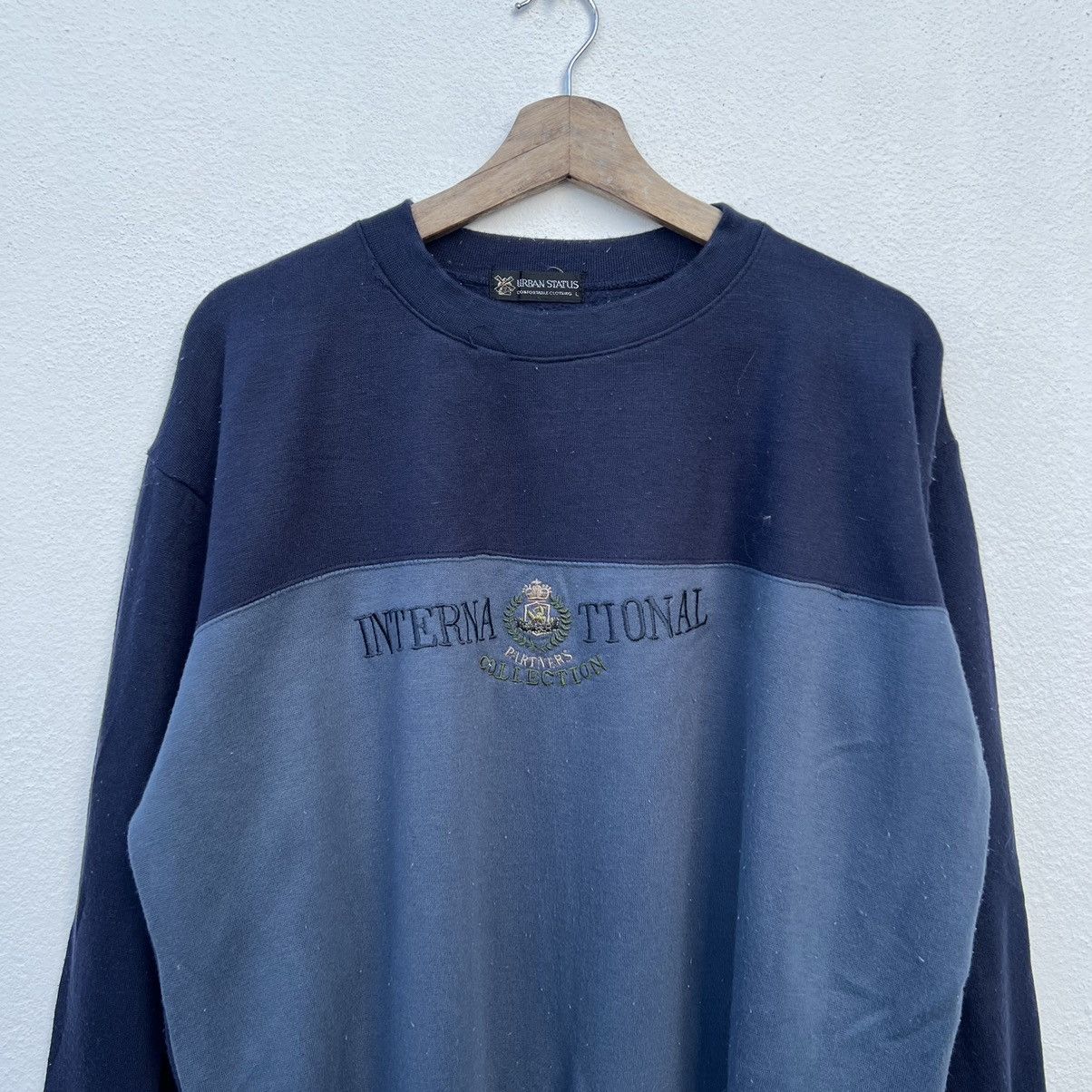 Japanese Brand VINTAGE URBAN STATE INTERNATIONAL BIG LOGO SWEATSHIRT Size US L / EU 52-54 / 3 - 3 Thumbnail