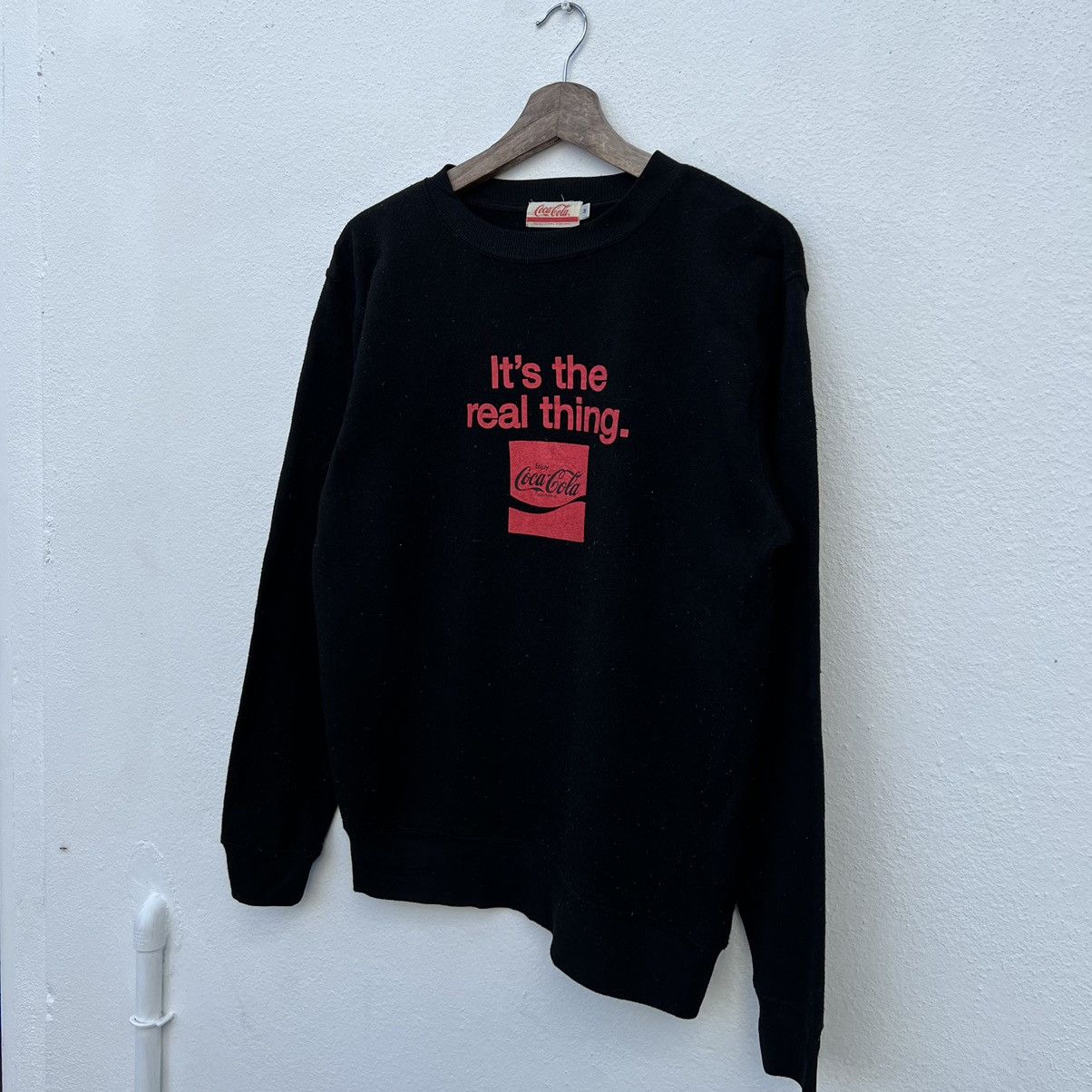 Japanese Brand VINTAGE COCA COLA BIG LOGO SWEATSHIRT Size US M / EU 48-50 / 2 - 2 Thumbnail