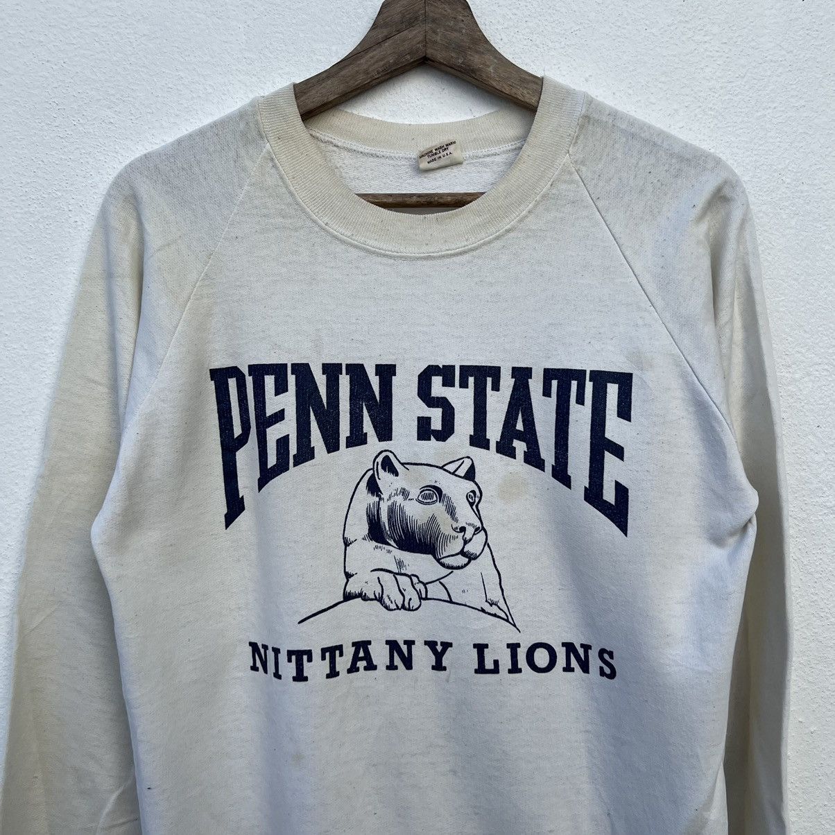 Vintage VINTAGE BELTON PENN STATE NITTANY LIONS BIG LOGO SWEATSHIRT Size US S / EU 44-46 / 1 - 3 Thumbnail