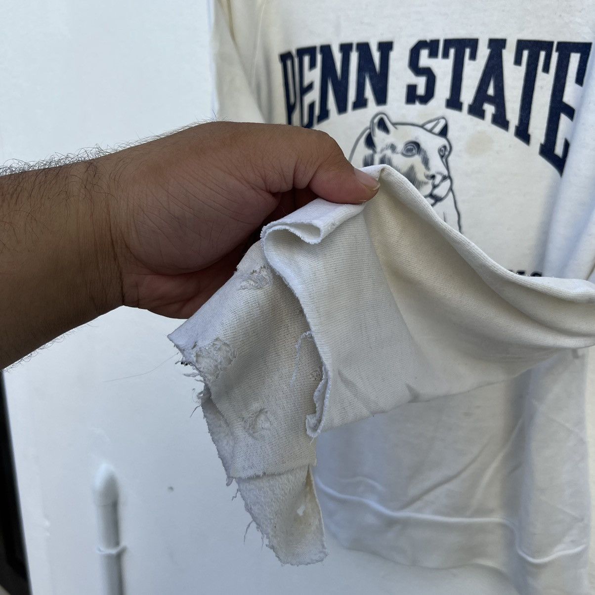 Vintage VINTAGE BELTON PENN STATE NITTANY LIONS BIG LOGO SWEATSHIRT Size US S / EU 44-46 / 1 - 6 Thumbnail