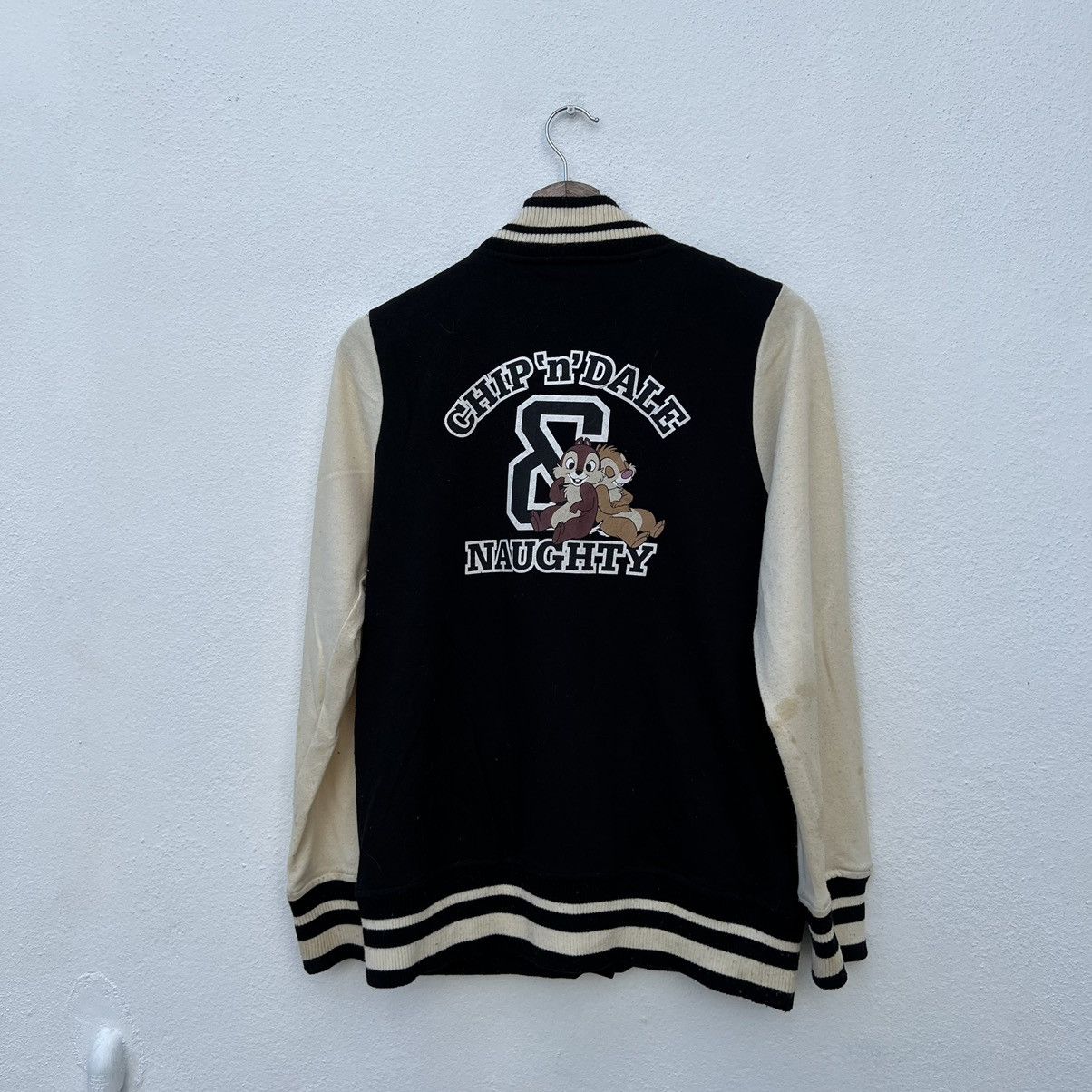 Cartoon Network VINTAGE CHIP AND DALE DISNEY VARSITY JACKET Size US L / EU 52-54 / 3 - 8 Thumbnail
