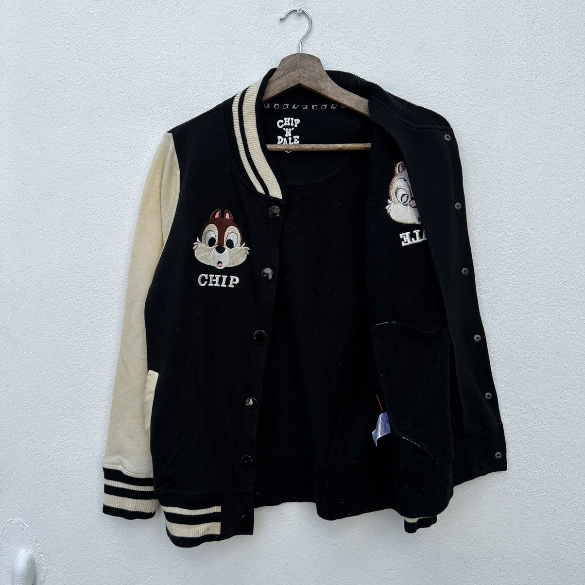 Cartoon Network VINTAGE CHIP AND DALE DISNEY VARSITY JACKET Size US L / EU 52-54 / 3 - 11 Thumbnail