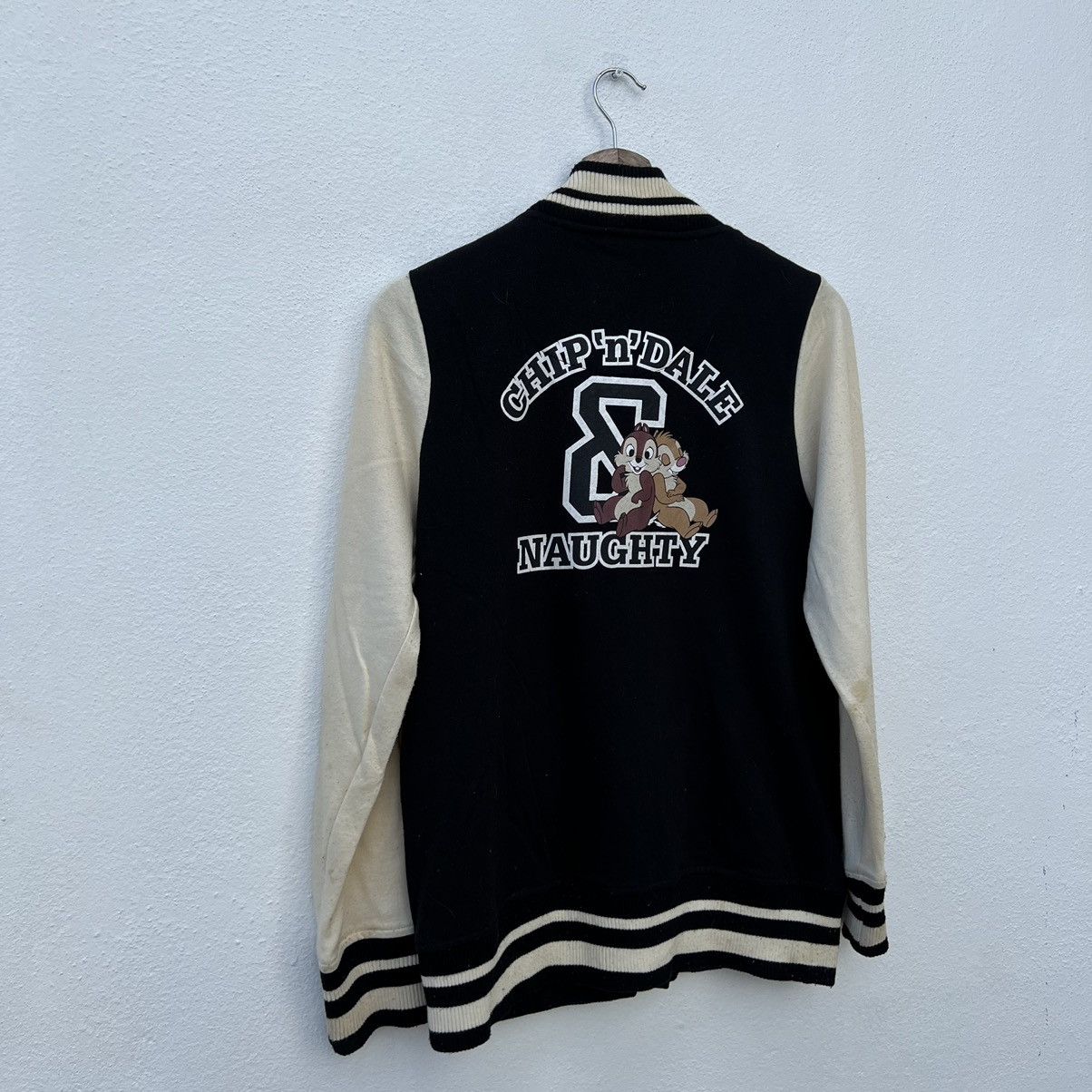 Cartoon Network VINTAGE CHIP AND DALE DISNEY VARSITY JACKET Size US L / EU 52-54 / 3 - 9 Thumbnail