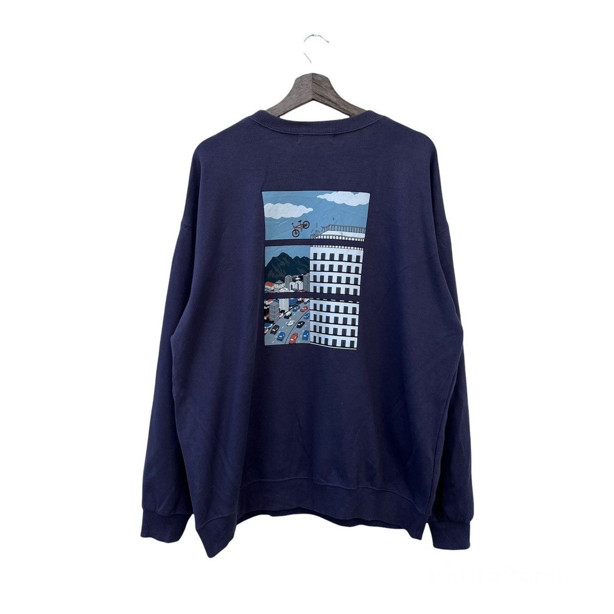 VINTAGE KUTIR SWEATSHIRT BIG LOGO STREETWEAR STYLE