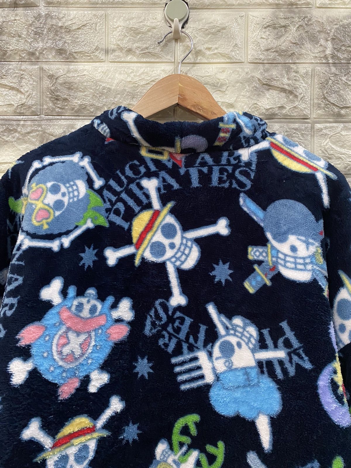 Cartoon Network × One Piece × Vintage Vintage One Piece Flee Kimono Jacket Size US M / EU 48-50 / 2 - 8 Thumbnail