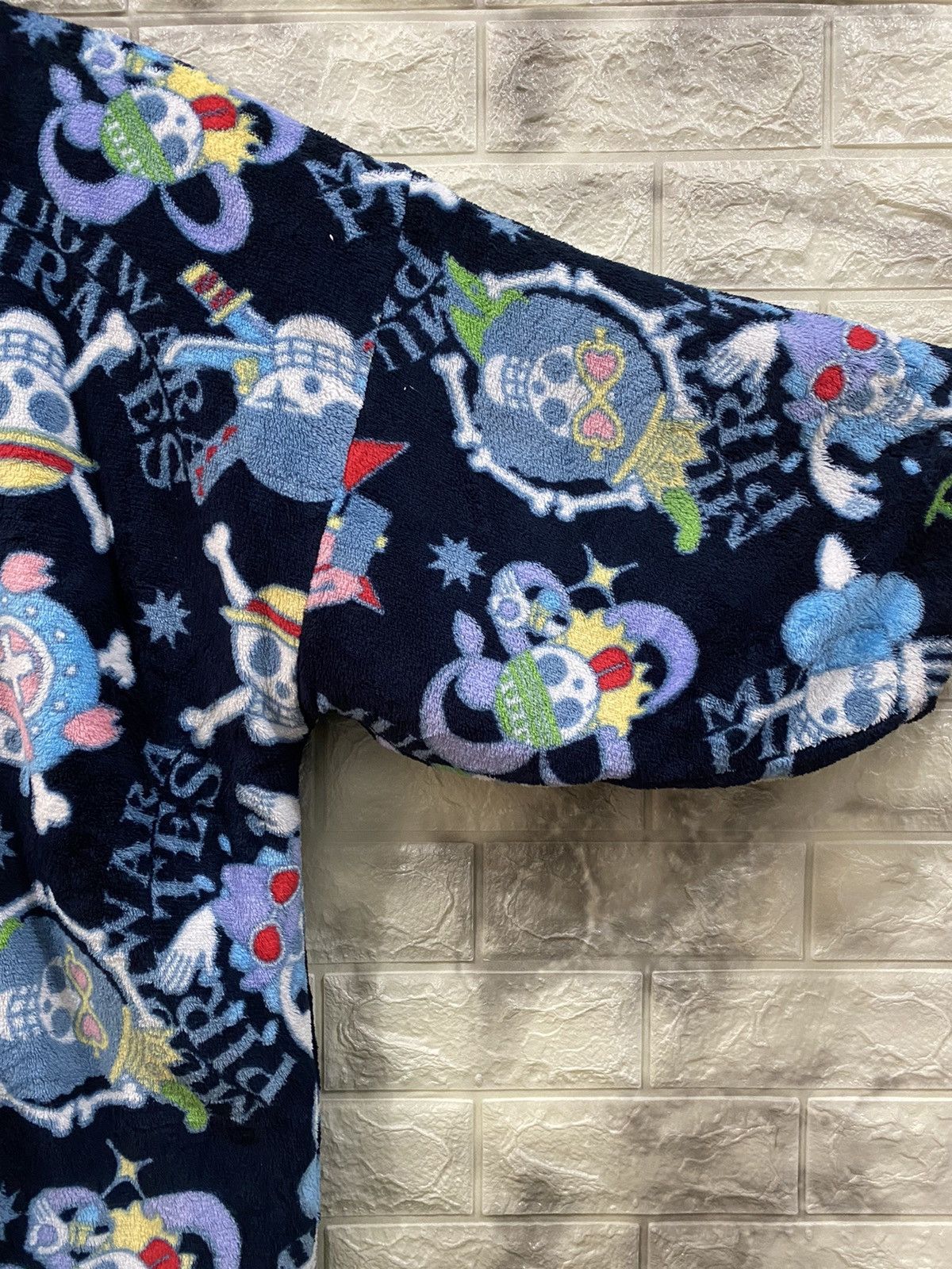 Cartoon Network × One Piece × Vintage Vintage One Piece Flee Kimono Jacket Size US M / EU 48-50 / 2 - 11 Thumbnail