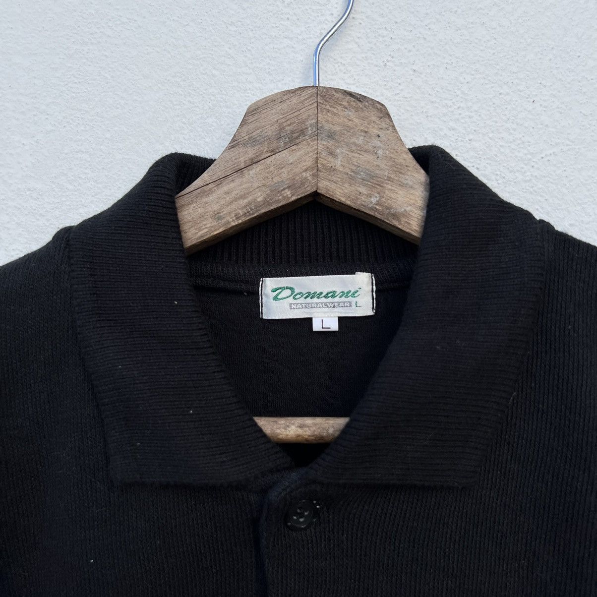 Japanese Brand VINTAGE COLLAR SWEATSHIRT DOMANI NATURAWEAR Size US L / EU 52-54 / 3 - 7 Thumbnail